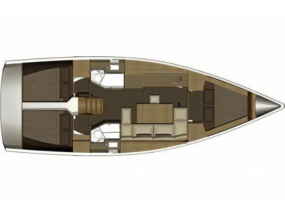 Book yachts online - sailboat - Dufour 382 - Prince Folegandros - rent