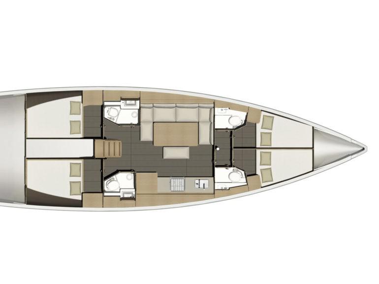 Book yachts online - sailboat - Dufour 460 Grand Large - Despoina - rent