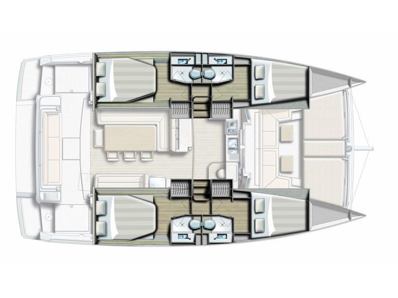 Book yachts online - catamaran - Bali 4.1 - GALASSIA - rent