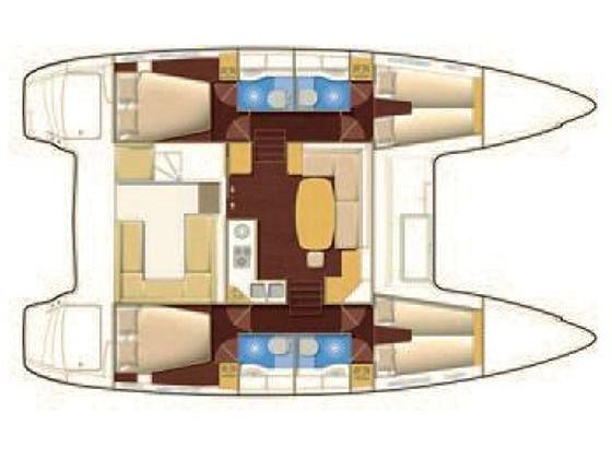 Book yachts online - catamaran - Lagoon 400 S2. - CALLISTO L400 - rent