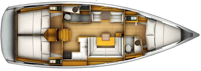 Book yachts online - sailboat - Sun Odyssey 419 - GEVA I - rent