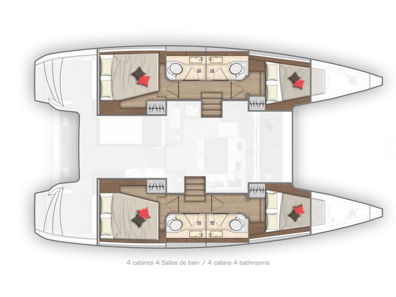 Book yachts online - catamaran - Lagoon 40 - NEMO - rent