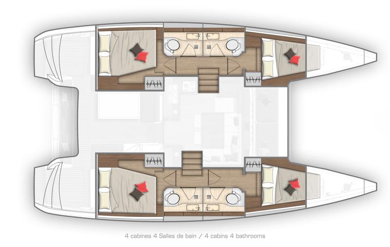 Book yachts online - catamaran - Lagoon 40 - L AVVENTURA - rent