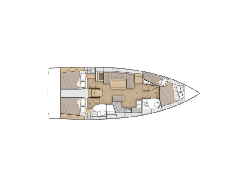 Book yachts online - sailboat - Oceanis 40.1 - MOJITO - rent