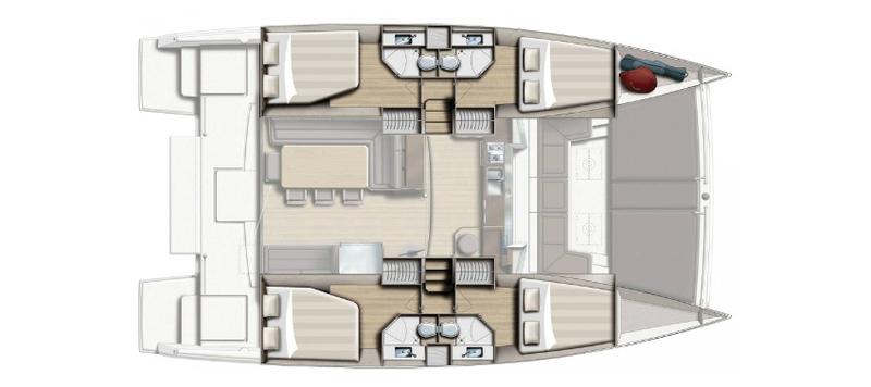 Book yachts online - catamaran - Bali 4.3 A/C &amp; GEN - ANNITA - rent