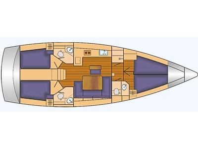 Book yachts online - sailboat - Bavaria Cruiser 46 - FIFTEEN - rent