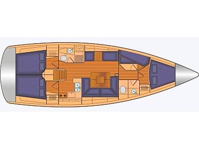 Book yachts online - sailboat - Sun Odyssey 449 - Blind Date II - rent