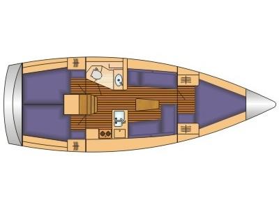 Book yachts online - sailboat - Bavaria Cruiser 37* - ONE - rent
