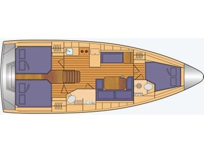 Book yachts online - sailboat - Bavaria C38 - ELEVEN - rent