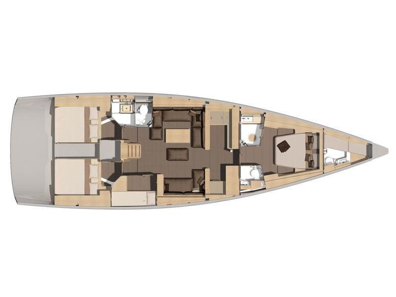 Book yachts online - sailboat - Dufour 56 Exclusive 2018 - Hola - rent