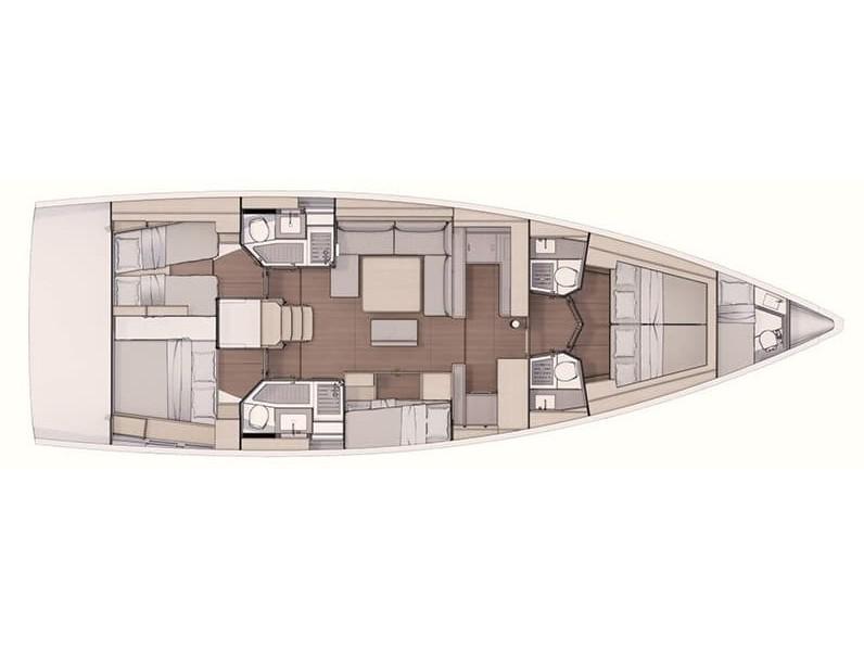 Book yachts online - sailboat - Dufour 530 - Wish Planet - rent