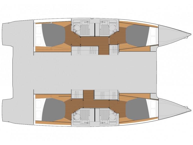 Book yachts online - catamaran - Astréa 42 - Timeless Planet - rent