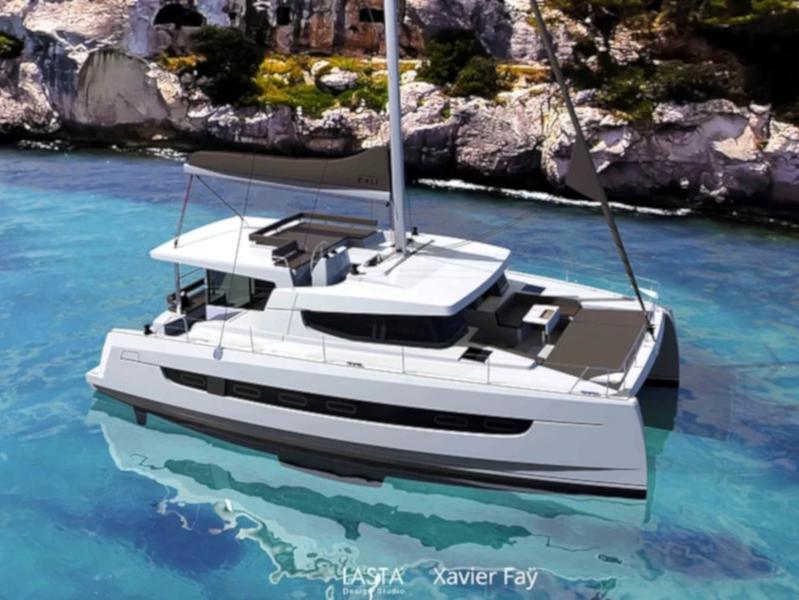 Book yachts online - catamaran - Bali 4.8 - Olea Crewed Elegant Pack - rent