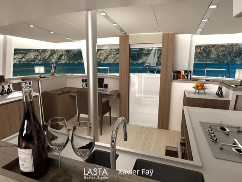 Book yachts online - catamaran - Bali 4.8 - Olea Crewed Elegant Pack - rent