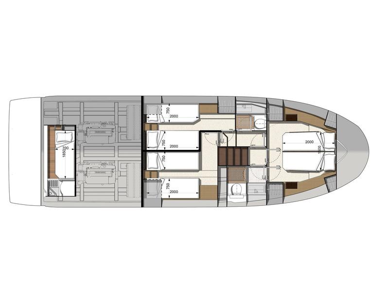 Book yachts online - motorboat - Prestige 460 - Adudu 2 - rent