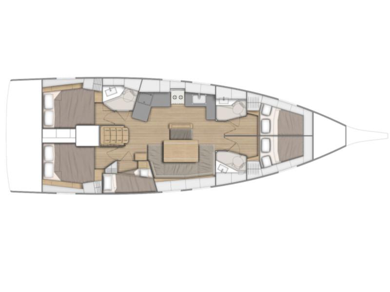 Book yachts online - sailboat - Oceanis 46.1 - Sara - rent