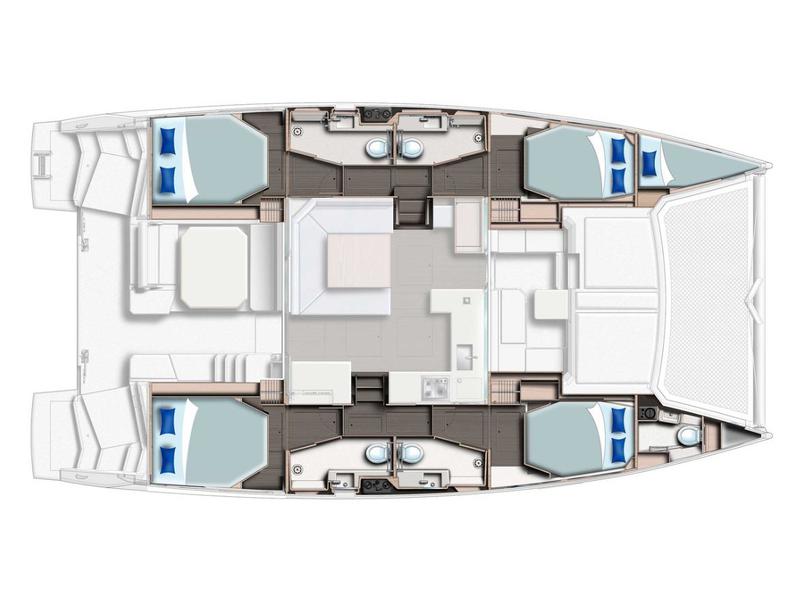 Book yachts online - catamaran - Leopard 45 - Marina - rent