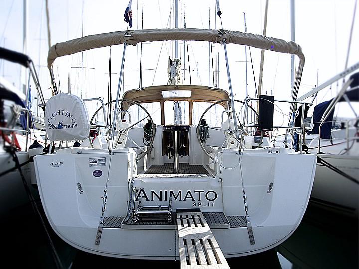Book yachts online - sailboat - Dufour 425 Grand Large - Animato - rent