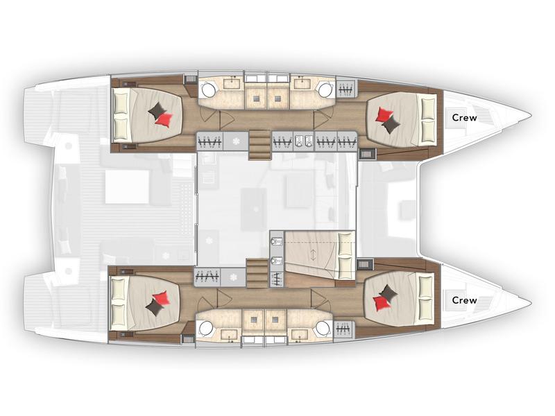 Book yachts online - catamaran - Lagoon 50 - Adiamo - Deluxe - rent
