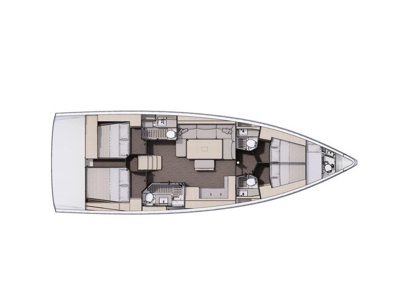 Book yachts online - sailboat - Dufour 470 (4+1) - Lewissa - rent