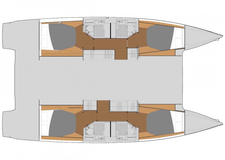 Book yachts online - catamaran - Astréa 42 - Argo I - rent