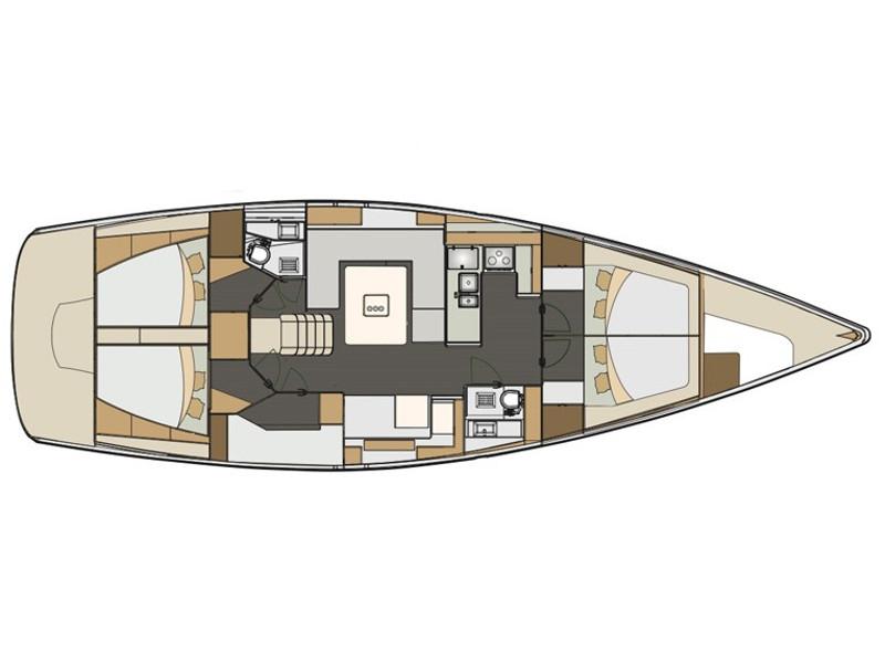 Book yachts online - sailboat - Elan 50 Impression - Moonlight - rent