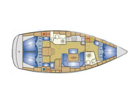 Book yachts online - sailboat - Bavaria 39 Cruiser - Fortuna - rent