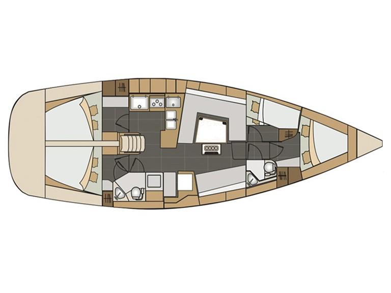 Book yachts online - sailboat - Elan 45 Impression - Helen - rent