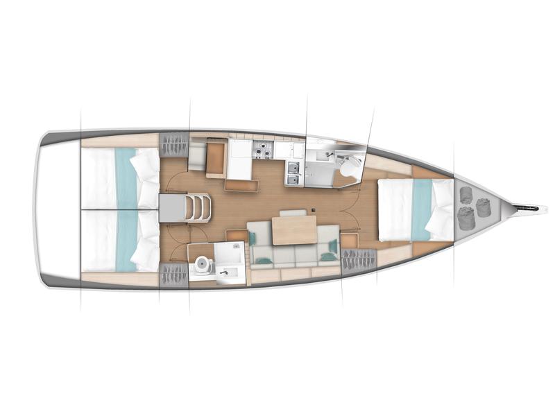 Book yachts online - sailboat - Sun Odyssey 440/3cab. - Ikarus - rent