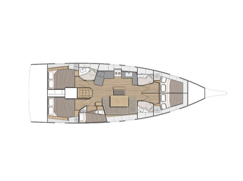 Book yachts online - sailboat - Oceanis 46.1 - Kalmi - rent