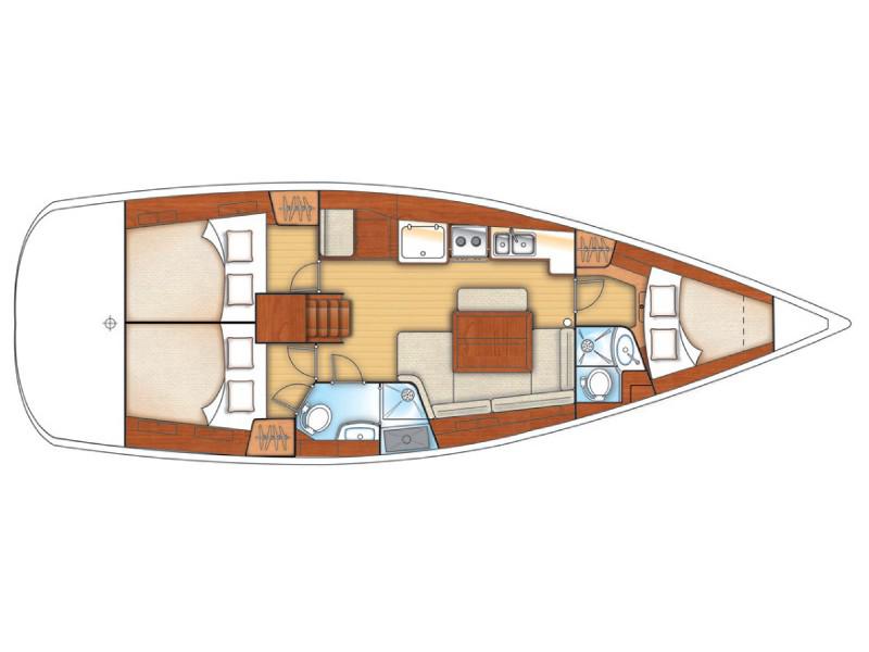 Book yachts online - sailboat - Oceanis 40 - Pepper - rent