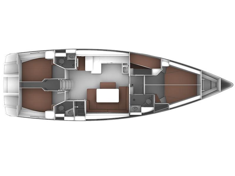 Book yachts online - sailboat - Bavaria Cruiser 51 - Anemone - rent