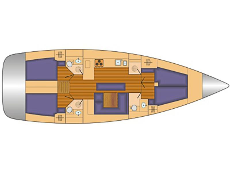 Book yachts online - sailboat - Bavaria Cruiser 45 - iSTONE - rent