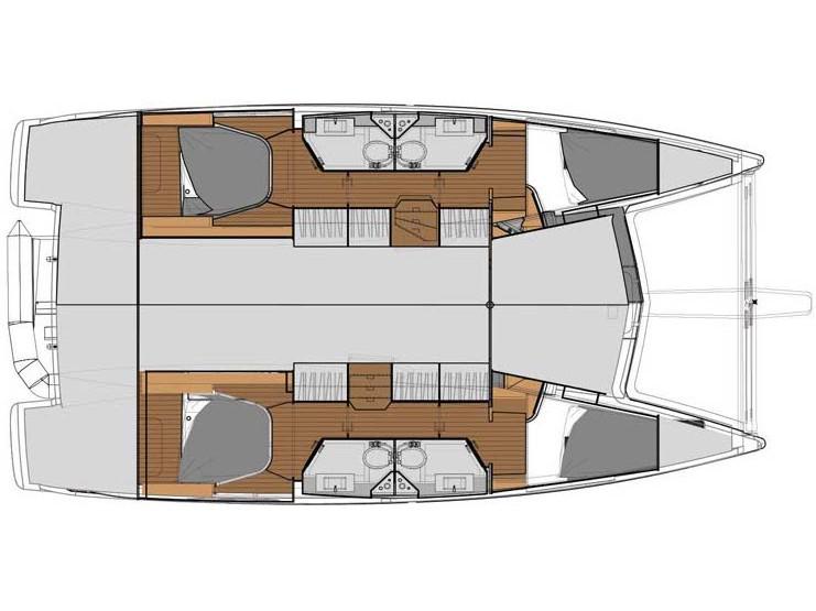 Book yachts online - catamaran - Lucia 40 - Summer Sun - rent