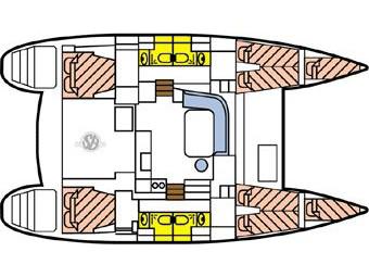 Book yachts online - catamaran - Lagoon 400 S2 - Trixi - rent