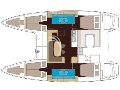 Book yachts online - catamaran - Lagoon 400 s2 - MIRANDA - rent