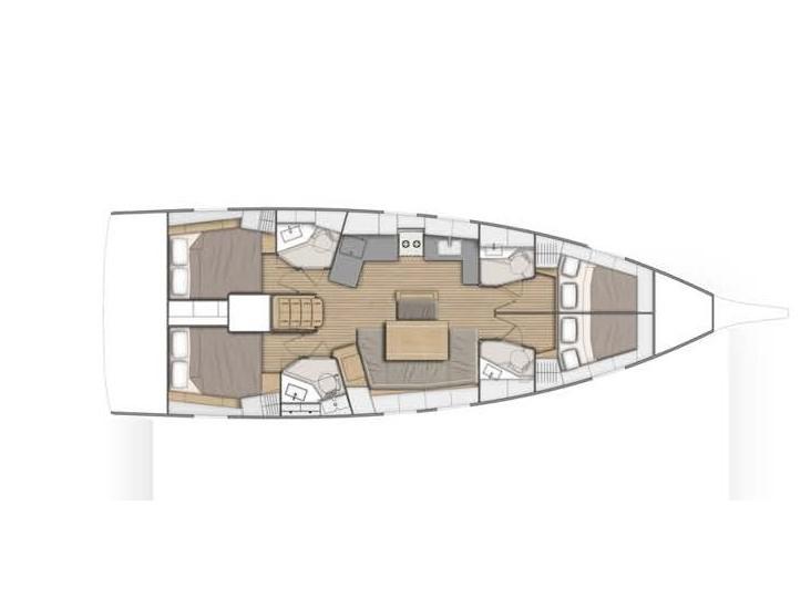 Book yachts online - sailboat - Oceanis 46.1 - Boreas - rent