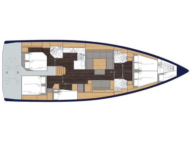 Book yachts online - sailboat - Bavaria C50 - Amalthia - rent