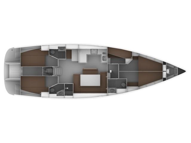 Book yachts online - sailboat - Bavaria Cruiser 50 - Altair - rent