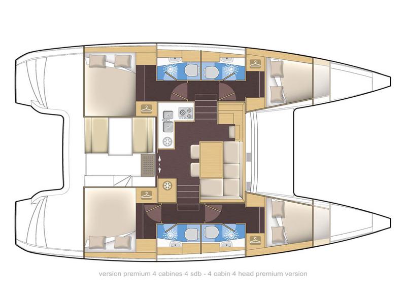 Book yachts online - catamaran - Lagoon 39 - Hermes - rent