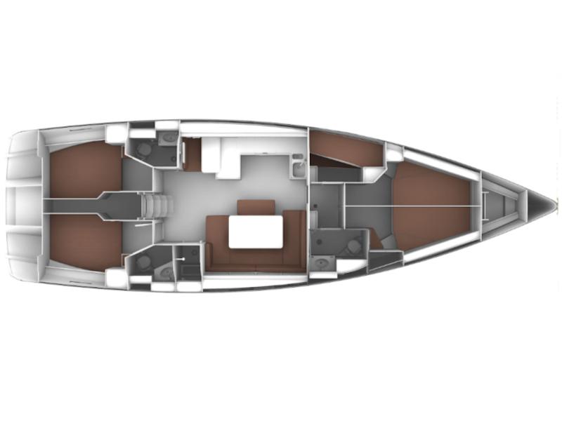 Book yachts online - sailboat - Bavaria Cruiser 51 - Alissa - rent
