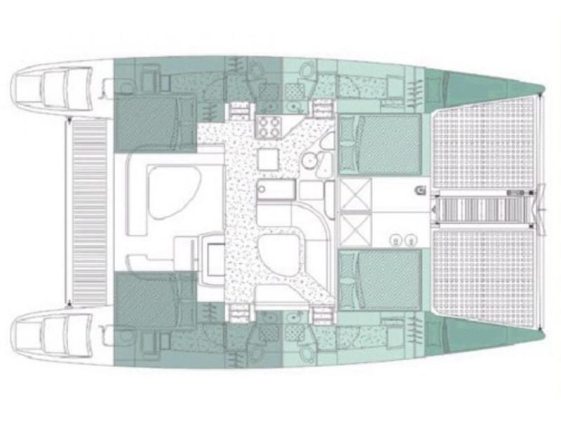 Book yachts online - catamaran - Voyage 440 (2003) - Alboran Mahanga (Majorca) - rent
