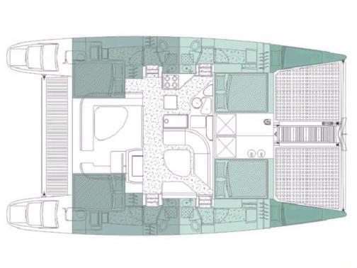 Book yachts online - catamaran - Voyage 440 - Alboran Ron Punch (Majorca) - rent