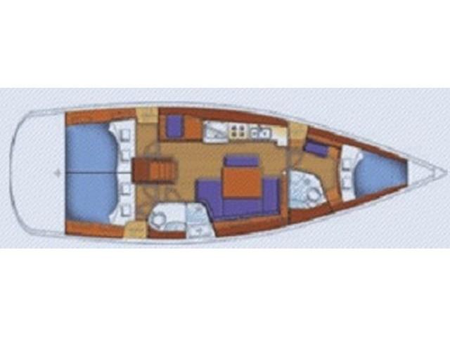 Book yachts online - sailboat - Oceanis 43-3 - Alboran XXX Cubalibre (Majorca) - rent