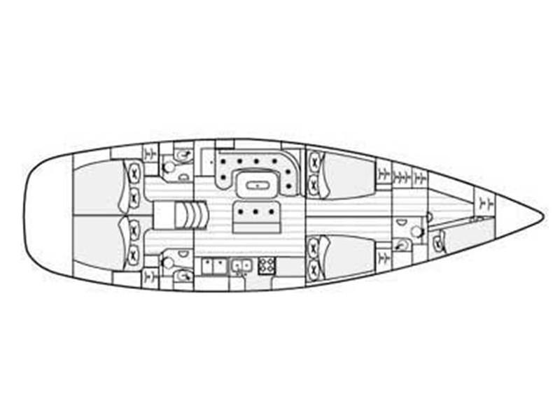 Book yachts online - sailboat - Beneteau 50-5 - Alboran Monica (Majorca) - rent