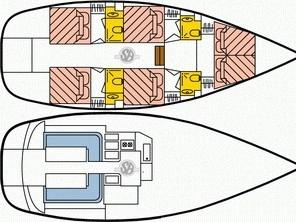 Book yachts online - sailboat - Dufour Atoll 6 - Nephele - rent