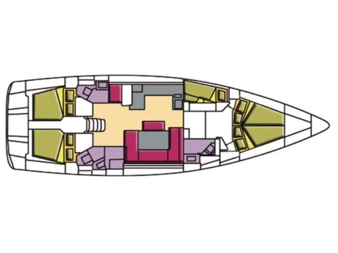 Book yachts online - sailboat - Bavaria Cruiser 51 - Rutilicus - rent