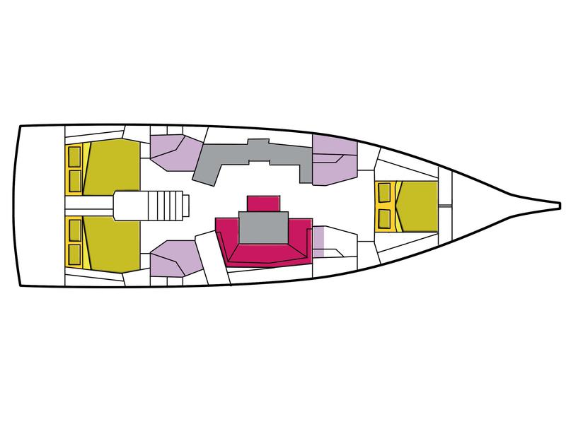 Book yachts online - sailboat - Oceanis 46.1 (3 cab) - Meridiana - rent