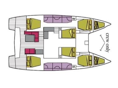 Book yachts online - catamaran - Lagoon 50 - Croda Rossa - rent