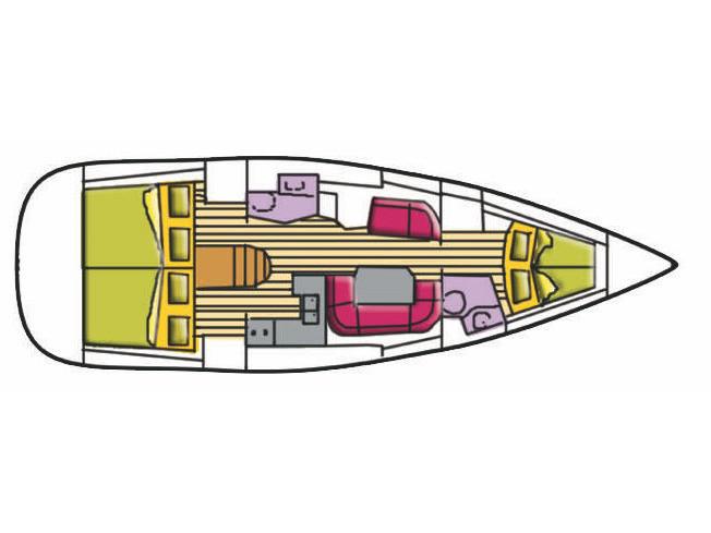 Book yachts online - sailboat - Sun Odyssey 42i - Nihal - rent